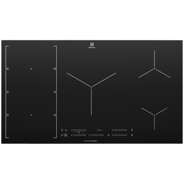 90cm UltimateTaste 700 built-in induction hob with 5 cooking zones