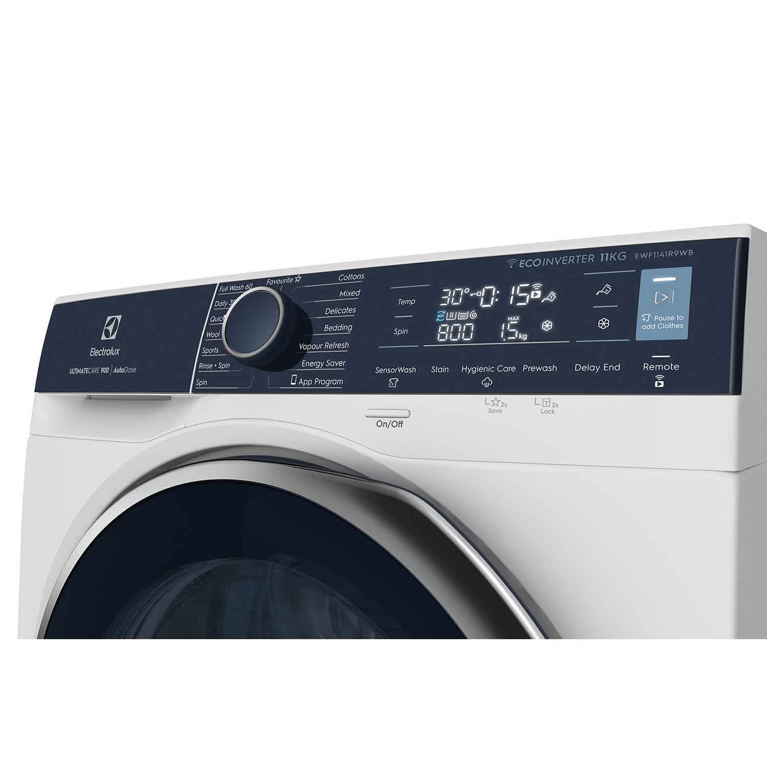 11kg Front Load Washing Machine - EWF1141R9WB | Electrolux Malaysia