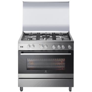 90cm UltimateTaste 700 freestanding cooker with gas hob and 130L electric oven