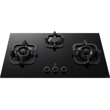 90cm UltimateTaste 300 built-in gas hob with 3 cooking zones